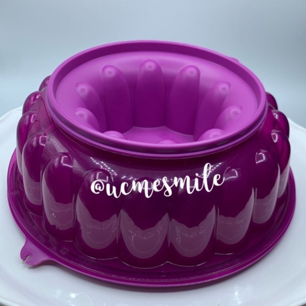 Tupperware Jello Jel-Ring Mold in Berry
